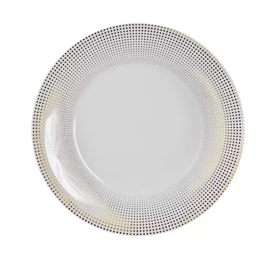 Обеденная тарелка 27 см Meridien Gold Wallendorfer белая