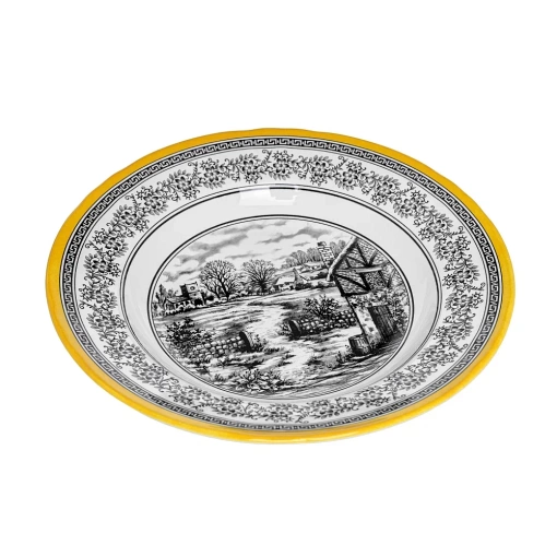 Суповая тарелка 23,3 см Halcyon Grace by Tudor белая